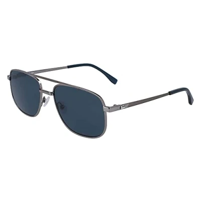 Image of LACOSTE EYEWEAR Men&#039;s L231S 038 Sunglasses, Light Grey, 57/18/140