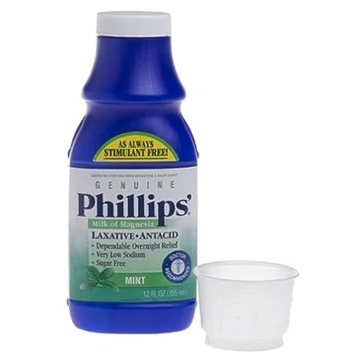 Image of Phillips&#039; Genuine Milk of Magnesia, Fresh Mint, 355ml