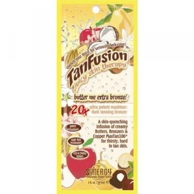 Image of Synergy TanFusion Butter Me Extra Bronze Ultra Potent Dark Tanning Bronzer Sachet 29.5 ml by Tan