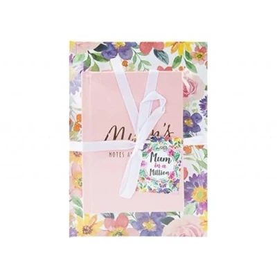 Image of PMS Mum Notebook Set With Bow A5 &amp; A6 2pcs.