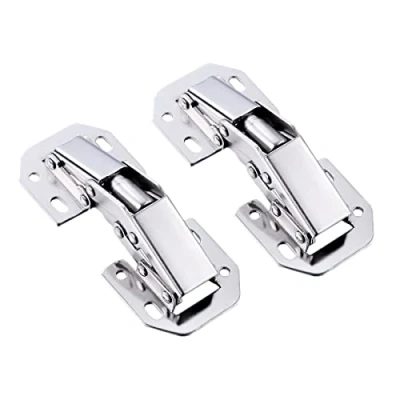 Image of Qrity 2X Pack of Kitchen Cabinet Door Hinges Concealed Cupboard Hinges, Easy to Install