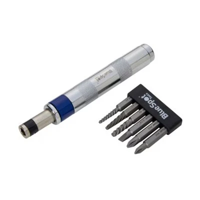 Image of Blue Spot Tools 1/4&quot; Impact Driver &amp; Extractor Set