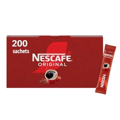 Image of NESCAFÉ Original Instant Coffee Sachets 200 x 1.8g Sticks