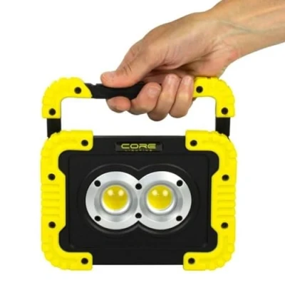 Image of Core Portable LED Work Light Battery Operated 800 Lumens Bright White