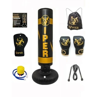 Image of Viper Free Standing Boxing Punching Bag Set Kids Children Target Punch Kick MMA