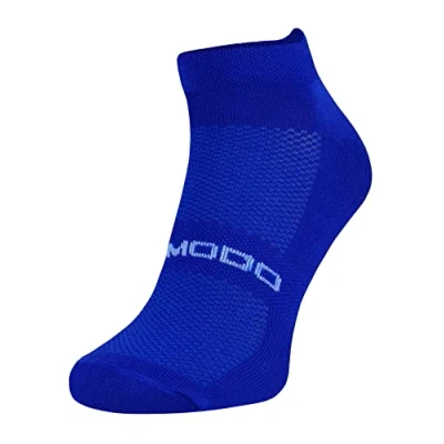 Image of COMODO Merino Wool Running Socks Lightweight Cushioned Ankle Sport for Men &amp; Women (6 8, Blue)