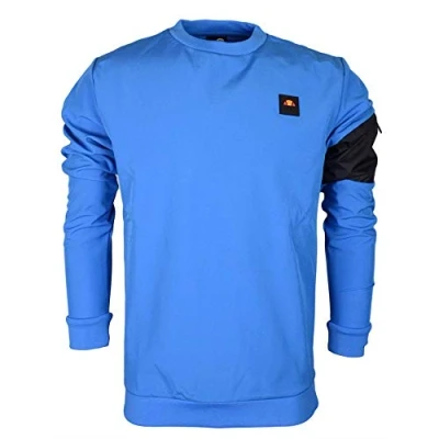 Image of Ellesse Orazio Mens Blue Sweater Size Medium