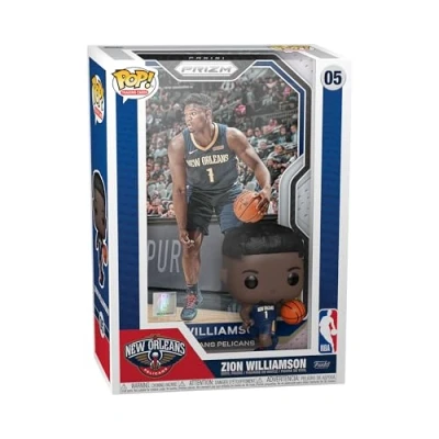 Image of Funko Pop! Trading Cards: Zion Williamson NBA Collectable Vinyl Figure Gift Idea Official Merchandise Toys for Kids &amp; Adults Sports Fans Model Collectors and Display