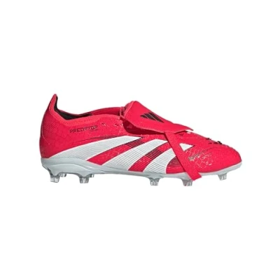 Image of adidas Performance Predator Elite Moulded stud football boots lucid red cloud white core black for kids, Size: 5.5 Synthetics/textile