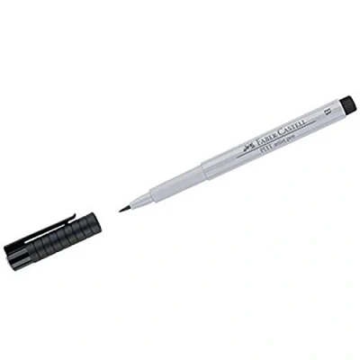 Image of Faber Castell Art &amp; Graphic Pitt Artist Pen Brush India Ink Pen, Cold Grey I, Single For Art, Craft, Drawing, Sketching, Home, School, University, Colouring
