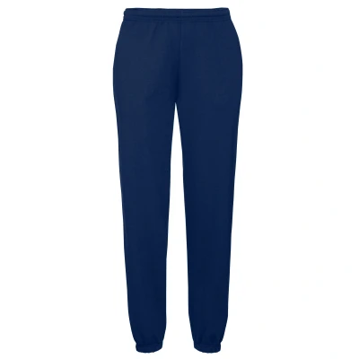 Image of Fruit of the Loom Mens Classic Elasticated Jogging Bottoms (Navy) Size 3XL