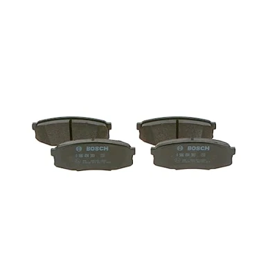 Image of 044660C010, 0446660120, 0446660160, 0446660161 Brake pad set BOSCH 0 986 494 380 Low Metallic with anti squeak plate, mounting manual