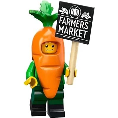 Image of LEGO Collectable Minifigures Series 24 Carrot Mascot 71037 (Bagged)