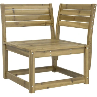 Image of vidaXL Garden Sofa Corner 73x73x78 cm Impregnated Wood Pine