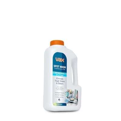 Image of Vax Spotwash Antibacterial 1L Solution, Kills 99% of Bacteria, Breaks Down and Lifts Tough Stains, CarpetGuard Stain Protection, Neutralises Odours