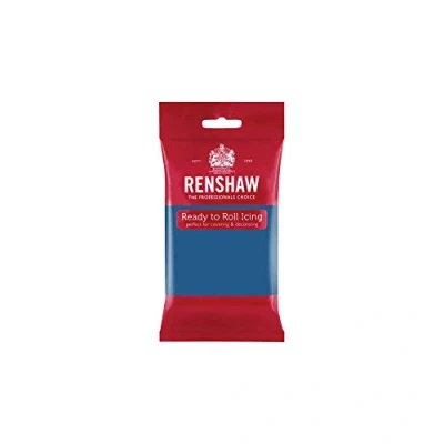 Image of Renshaw Atlantic Blue Ready to Roll Fondant Icing Sugarpaste 250g