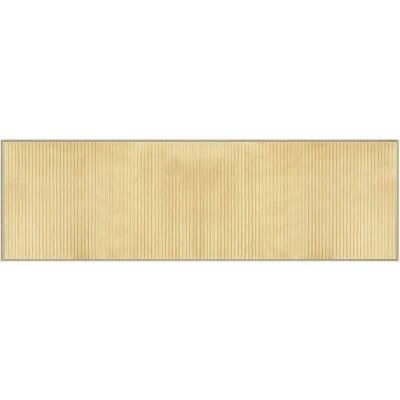 Image of vidaXL Rug Rectangular Light Natural60x200 cm Bamboo