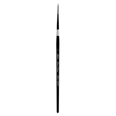 Image of Silver Brush Limited 3007S1 Black Velvet Script Liner Watercolour Paint Brush, Size 1, Short Handle