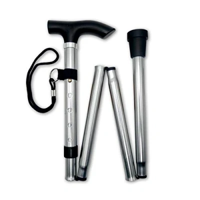 Image of Life Healthcare Walking Stick, Flexible and Durable Aid, Collapsible Stick Mobility Adjustable from 33 37 inches
