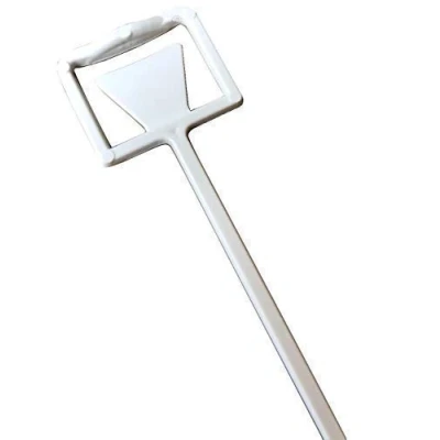 Image of INERRA Card Holders White Cardettes with Spike for Flower Bouquets Message Cards (Pack of 100)