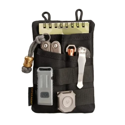 Image of VIPERADE VE3 EDC Tool Pocket Organizer,Small Organizer Pouch for Men,Small Multitool Nylon Sheath Pouce Small Flashlight