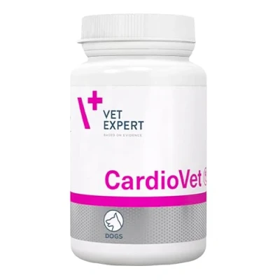 Image of Vet Expert CardioVet Heart Health Supplement for Dogs Supports Cardiovascular Function with L Carnitine, Taurine, Vitamin E &amp; Selenium 90 Capsules