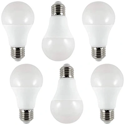 Image of LITECRAFT E27 Edison Screw LED 6500K Daylight GLS Light Bulb (8.5 Watt, 6 Pack)