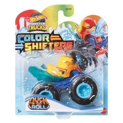 Image of Hot Wheels Car Monster Trucks Color Change Assorted Models