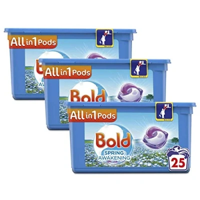 Image of Bold All in 1 Pods Washing Liquid Capsules Spring Awakening 25 Washes