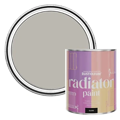 Image of Rust Oleum Brown Heat Resistant Radiator Paint in Gloss Finish Gorthleck 750ml