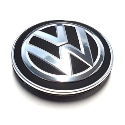 Image of Volkswagen Universal Hub Cap Wheel Trim 5G0 Gloss Chrome Silver