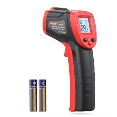 Image of Wintact Infrared Thermometer Cooking Digital Temperature Gun 58℉ 986℉( 50℃ 530℃) with Max Min Measure (Not for People) Backlit Kitchen and