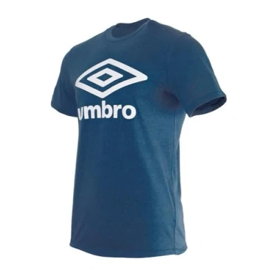 Image of UMBRO Men FW Large Logo Cotton T shirt Dark Navy, 2X