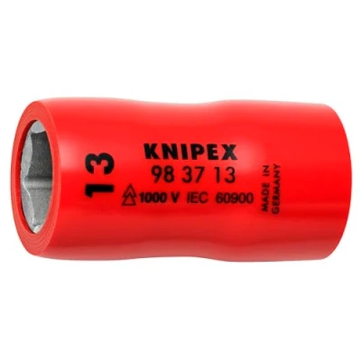 Image of KNIPEX Tools Hex Socket, 3/8&quot;, 13 mm, 1000V Insulated (983713)