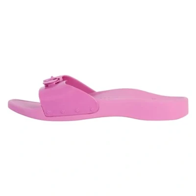 Image of Scholl Women&#039;s Sun Slide Sandals, Fuchsia, 6 UK