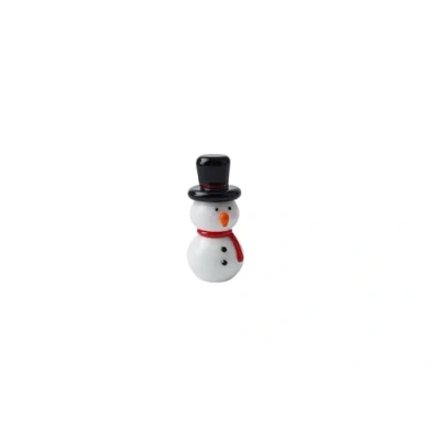 Image of CGB Giftware Artisan Glass Snowman Keepsake Collectable Gift Box Ornament GB07874