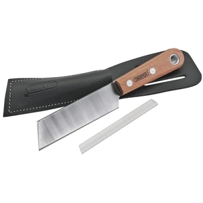 Image of Draper Shoe or Leather Knife with Belt Holster, 115mm