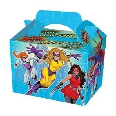Image of 12 x Miss Super Hero Design Lunch Boxes