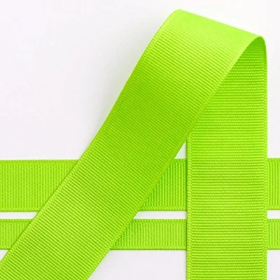 Image of Italian Options Grosgrain Ribbon, 10mm x 10 Metre Roll, Lime