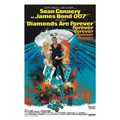 Image of James Bond &quot;The Spy Who Loved Me Canvas Print, Multi Colour, 60 x 80 cm