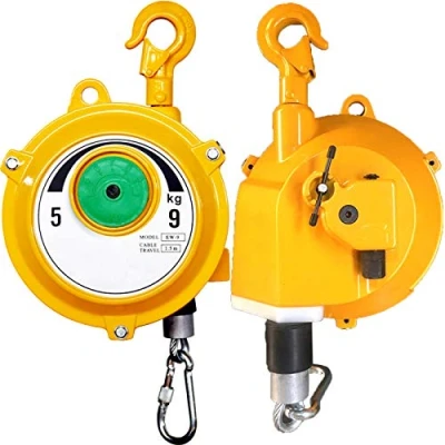 Image of LXYYSG Spring Balancer Retractable, Adjustable Self Locking Hanging Tension Retractor Tool, with Hook and 1.5m Wire Rope for Heavy Objects
