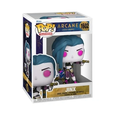 Image of Funko Pop! TV: Arcane LoL Jinx Arcane: League Of Legends Collectable Vinyl Figure Gift Idea Official Merchandise Toys for Kids &amp; Adults TV Fans Model Collectors and Display