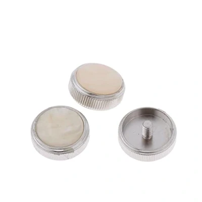 Image of 3 Pieces Alloy Euphonium Valve Finger Buttons Set Brass Wind Instrumental