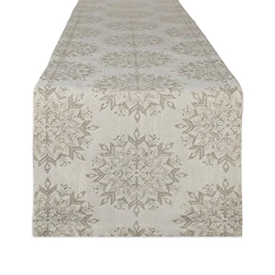 Image of DII Winter Sparkle, 100% Cotton, 14x72 Table Runner