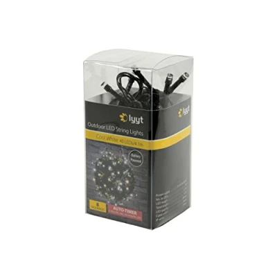 Image of 40 LED Battery String Light Cool White
