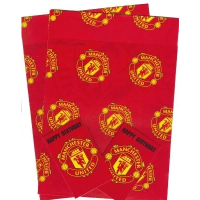 Image of Manchester United Gift Wrap, 2 sheets &amp; tags
