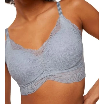 Image of Triumph LIFT Smart P Bustier, Women&#039;s, Size: 32D 36E, Eggshell blue