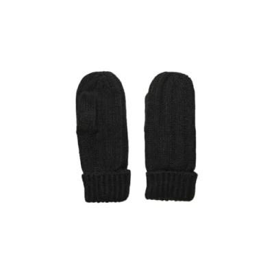 Image of PIECES Women&#039;s Pcmargot Mittens Noos Bc, Black, One Size