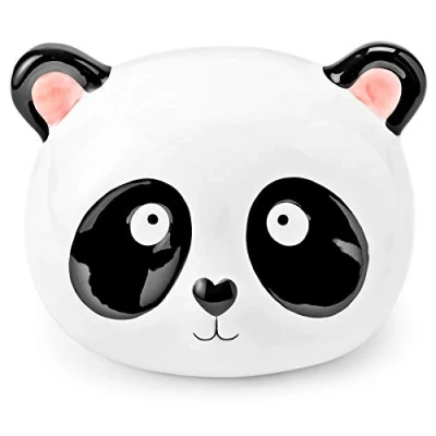 Image of Mousehouse Gifts Panda Head Piggy Bank, Bear Money Bank for Girls and Boys