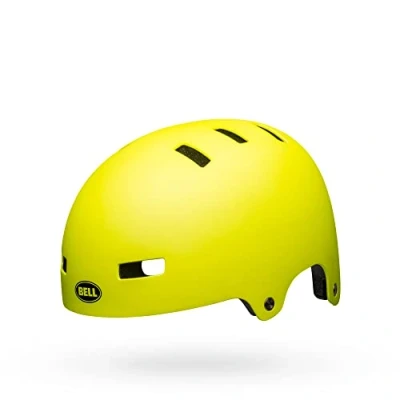 Image of Bell Local BMX/Skate Helmet 2021: Matte Hi Viz L 59 61.5cm